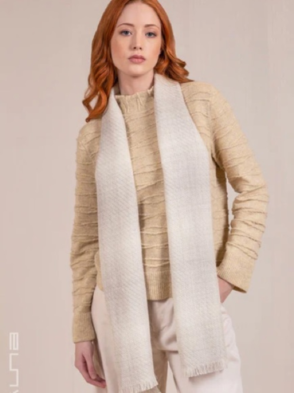 Alpaca Grey Scarf NWT